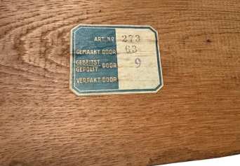 Art Deco Modernist Coat Rack by P.E.L. Izeren for De Genneper Molen, 1920s